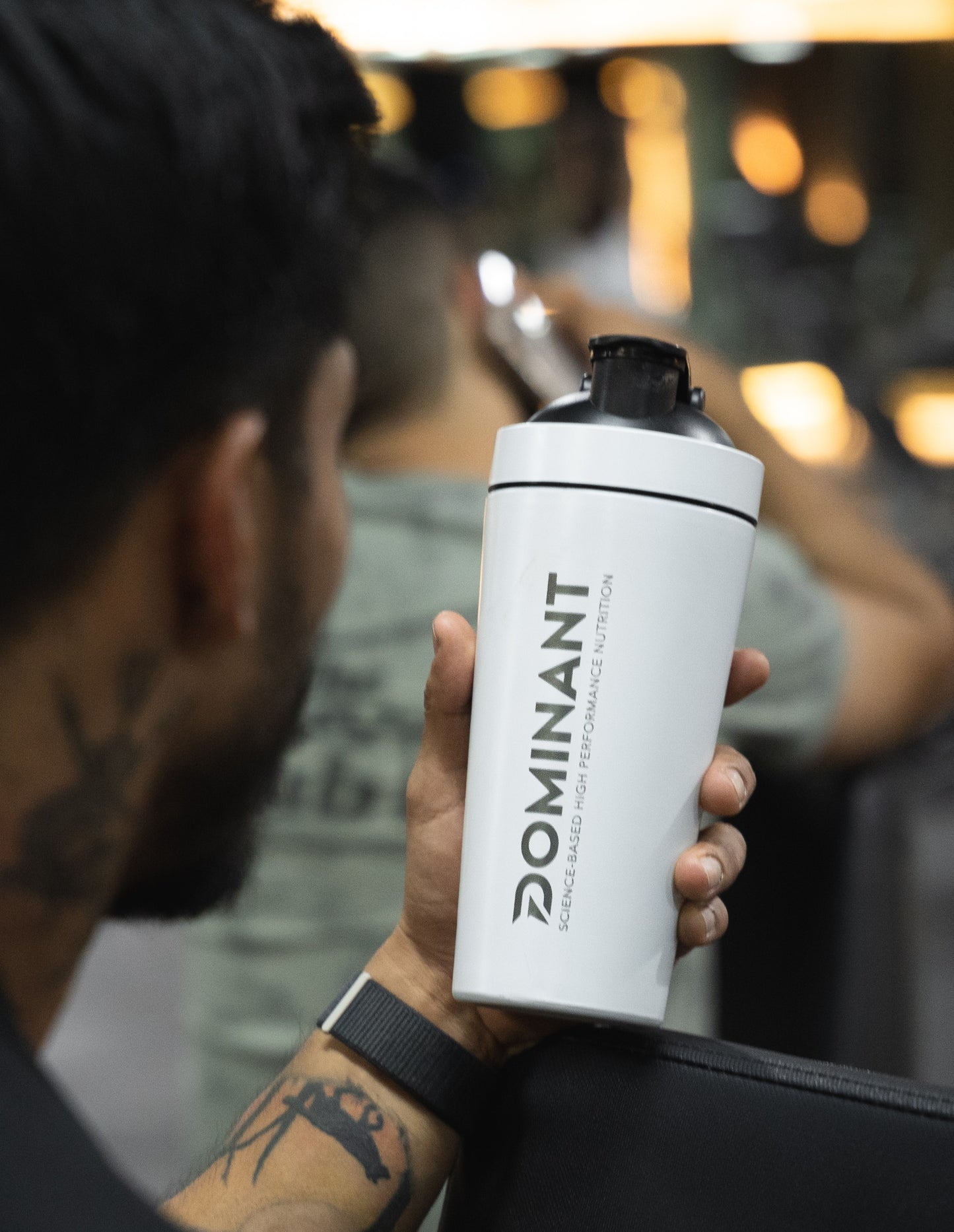 Shaker Blanco de Acero Inoxidable (750ml)