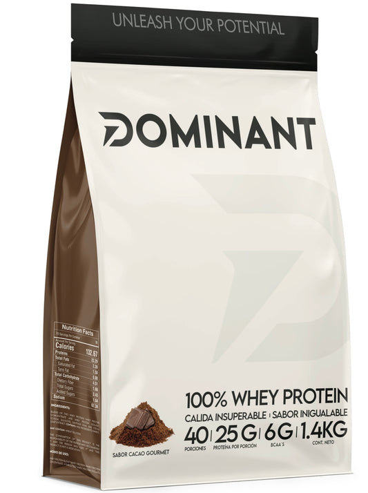 Whey protein 40 serv. (3 lb) / Sabor "CACAO GOURMET"